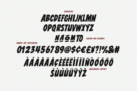 Emato Canbia Font PNG with transparent background - Preview 6