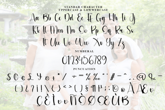 Familia Clipart Font - Preview 5
