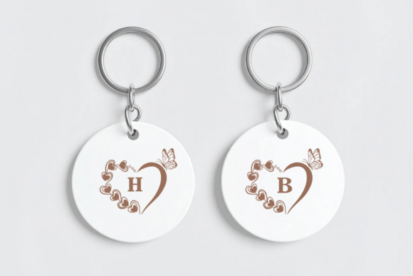 Heart Monogram Font - Preview 3