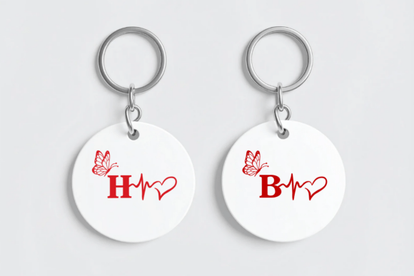 Heartbeat Love Font PNG with transparent background - Preview 3