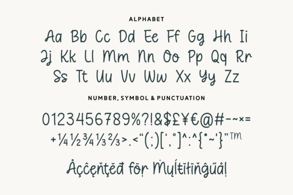 Honey Action Font PNG with transparent background - Preview 4