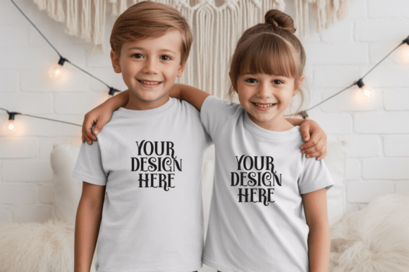 Kids Bella Canvas 3001T T-shirt Mockup