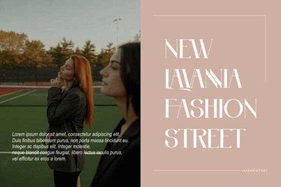 Lavannia Font PNG with transparent background - Preview 2