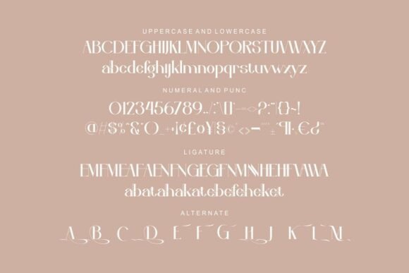 Lavannia Font PNG with transparent background - Preview 6
