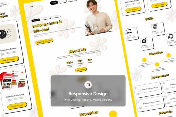 Min Jae - Student Portfolio Landing