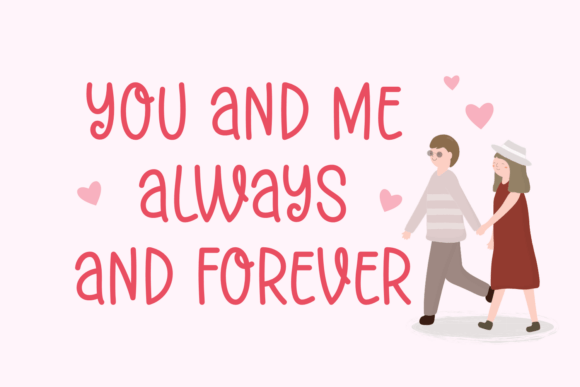 Opening Valentine Font PNG with transparent background - Preview 1