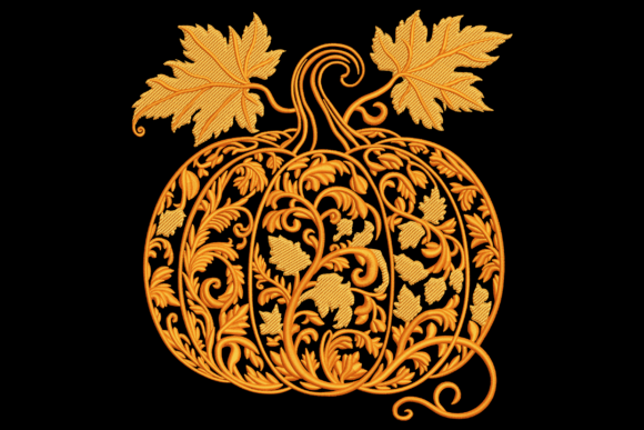 Ornate Autumn Pumpkin