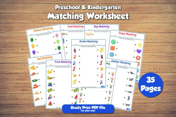 Preschool Printable Matching Worksheets
