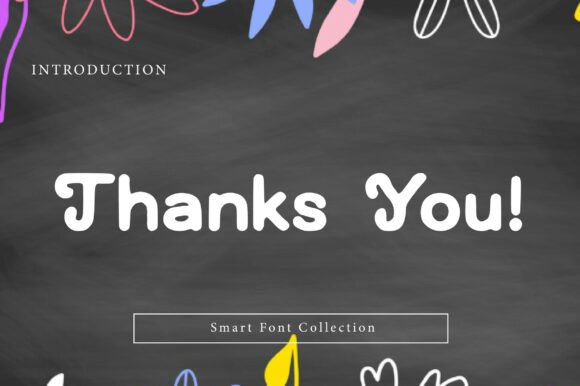 Psychedelic Rounded Font PNG with transparent background - Preview 2