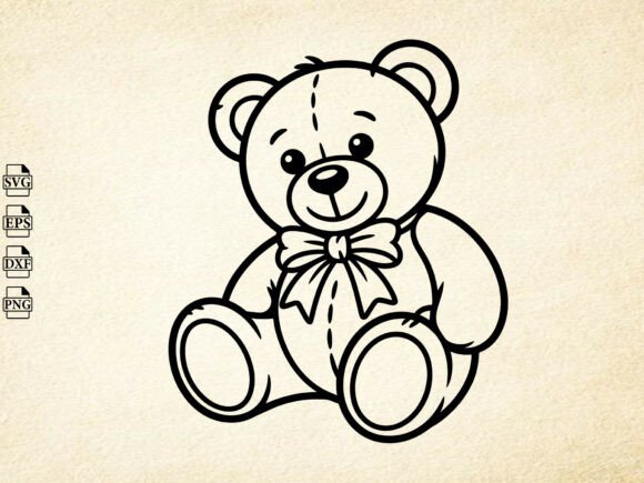 Teddy Bear Svg, Teddy Bear Clipart
