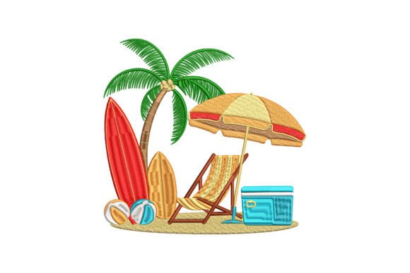 Tropical Beach Scene