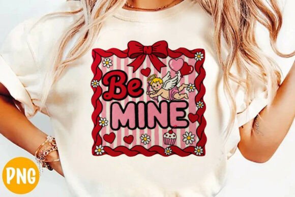 Valentine Crochet Be Mine PNG