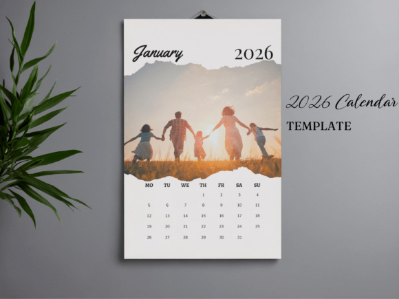 2026 Printable Photo Calendar Canva