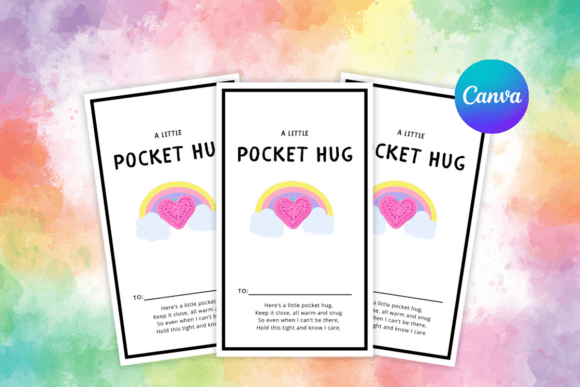 A Tiny Little Pocket Hug Poem Card