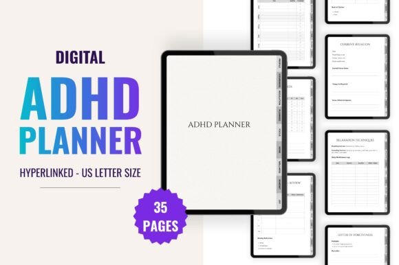 ADHD Digital Planner | GoodNotes