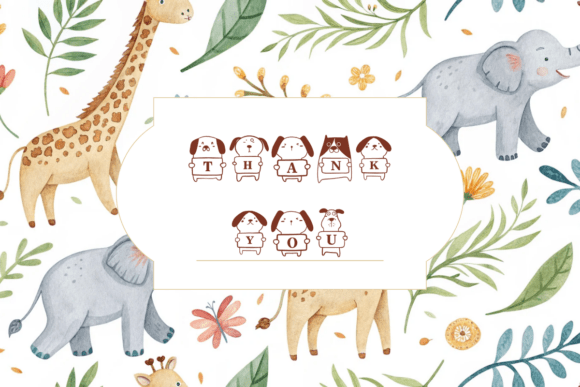 Animal Font - Preview 4