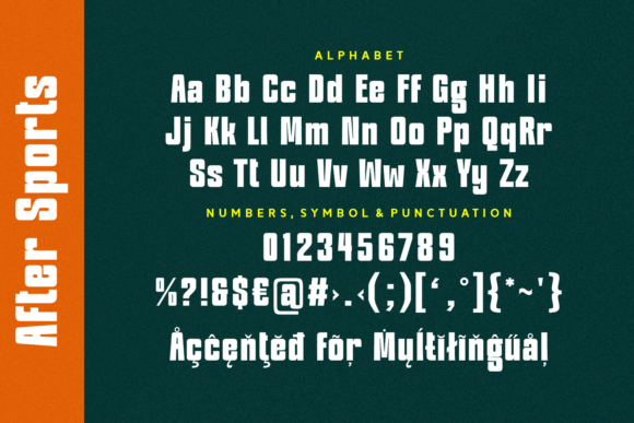 After Sports Font - Preview 4