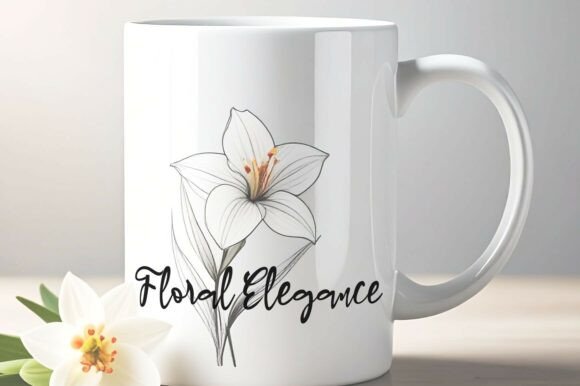 Amaryllis Flower Font - Preview 2
