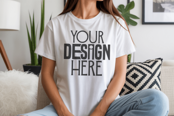 Bella Canvas 3001 White Mockup