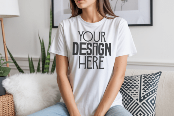 Bella Canvas 3001 White Mockup