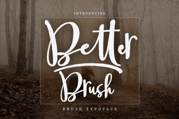 Better Brush Font by Artisans · Creative Fabrica font preview