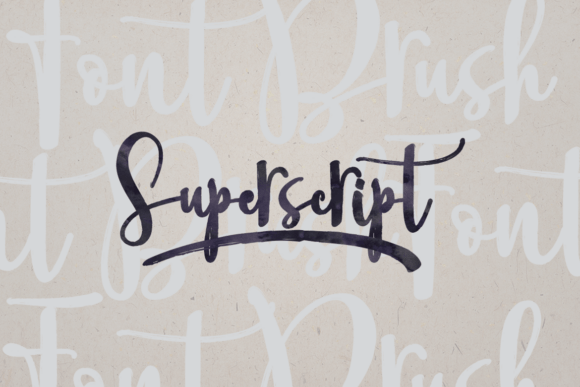 Better Brush Font PNG with transparent background - Preview 2