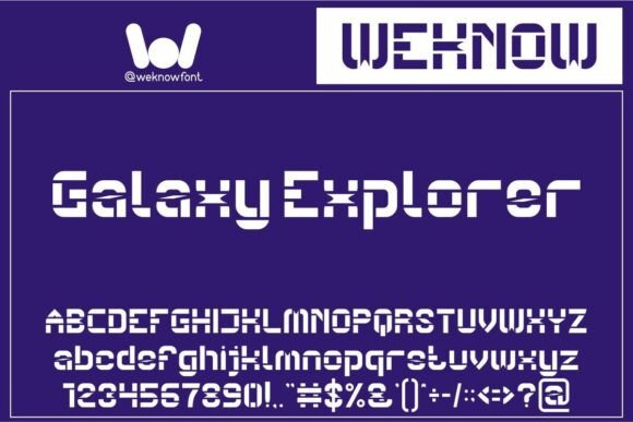 Big Space Font - Preview 2
