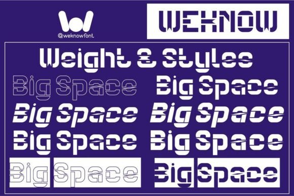Big Space Font - Preview 6