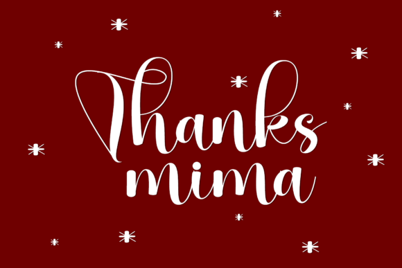 Birthday Christmas Font - Preview 4
