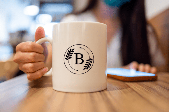 Botanical Circle Monogram Font - Preview 2