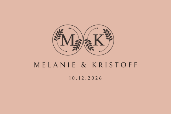 Botanical Circle Monogram Font - Preview 4