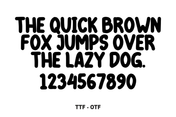 Clean Bubbles Font - Preview 3
