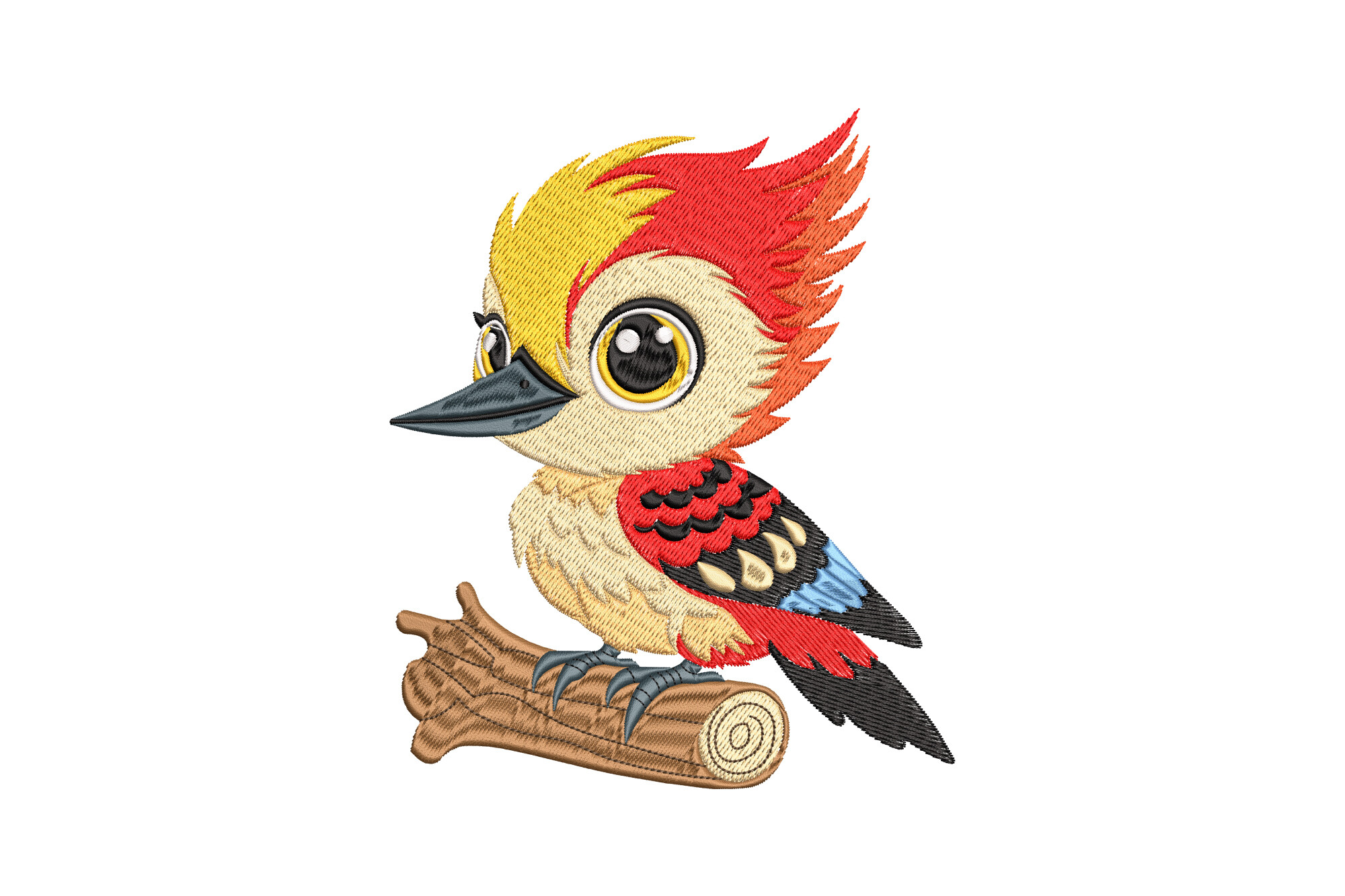 Colorful Woodpecker