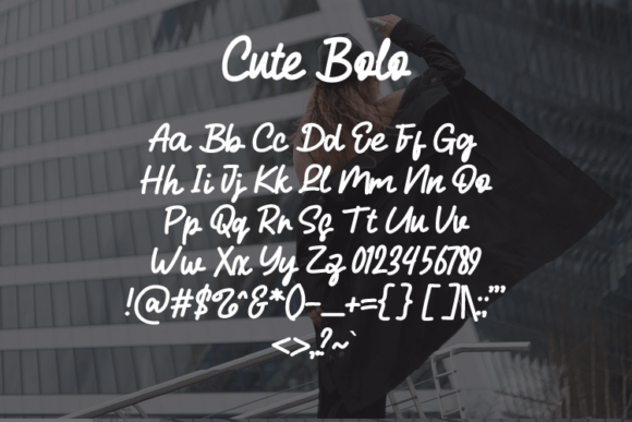 Cute Bolo Font - Preview 1