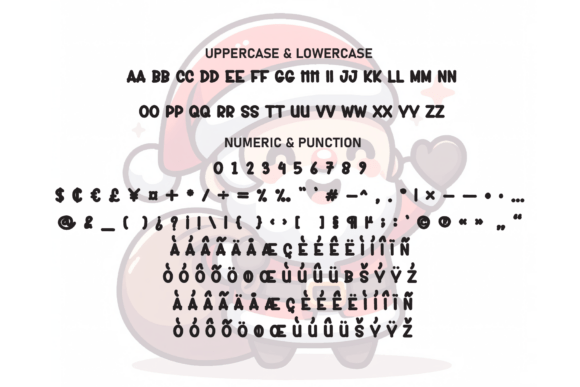Cute Santa Font - Preview 6