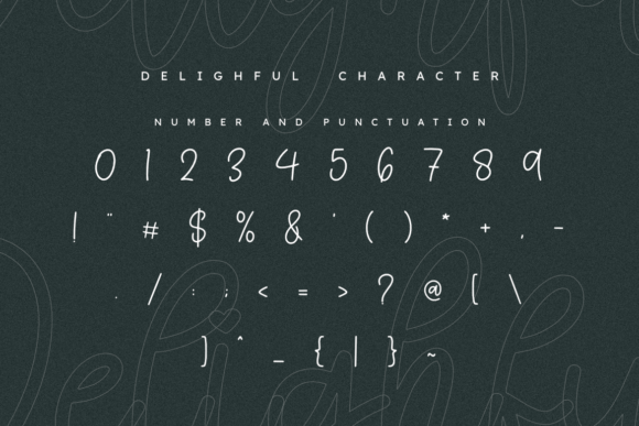 Delighful Font - Preview 2