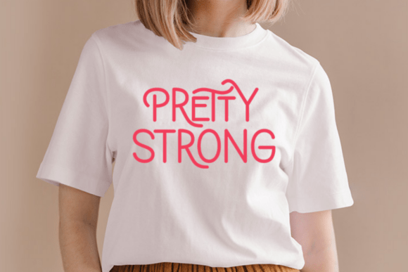 Fairy Pretty Font PNG with transparent background - Preview 2
