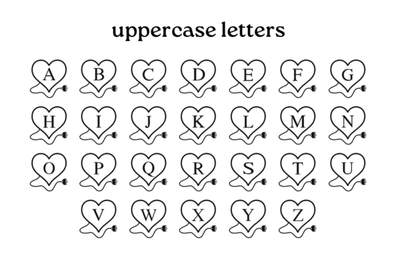 Heartlink Monogram Font - Preview 4