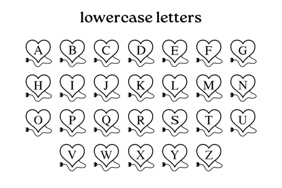 Heartlink Monogram Font - Preview 5