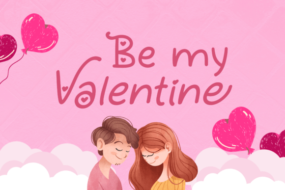 Heartova Font PNG with transparent background - Preview 1