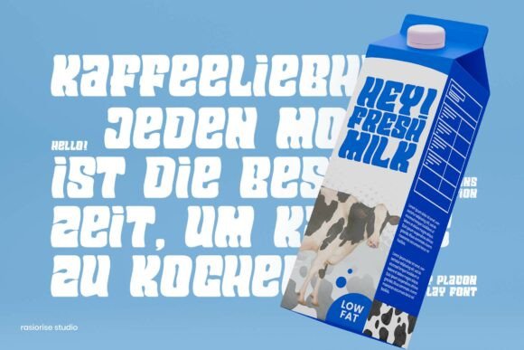 Heavy Plavon Font - Preview 1