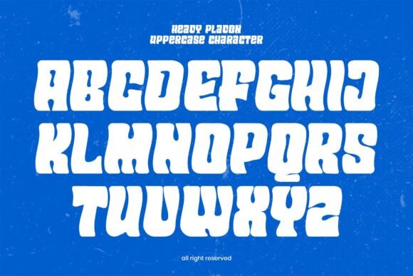 Heavy Plavon Font - Preview 2