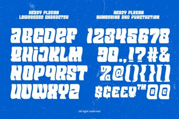 Heavy Plavon Font - Preview 4
