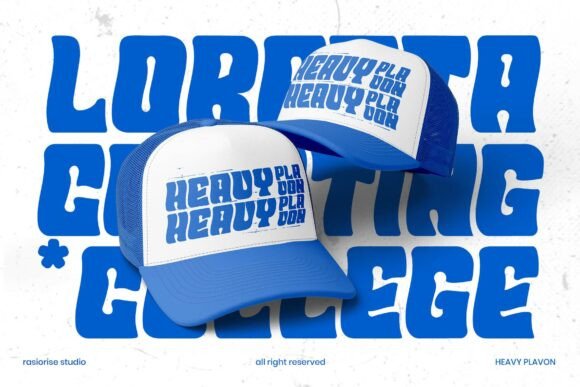 Heavy Plavon Font - Preview 3