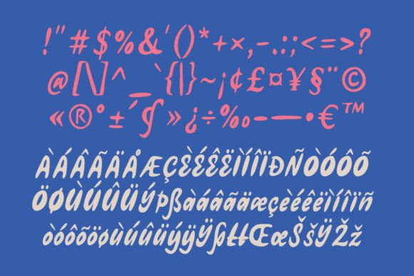 Mileka Font PNG with transparent background - Preview 5