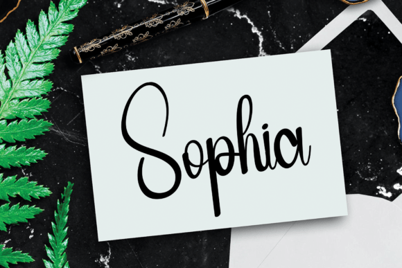 Morning Newyear Font PNG with transparent background - Preview 3