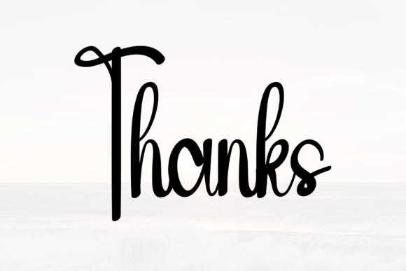 Morning Newyear Font PNG with transparent background - Preview 4
