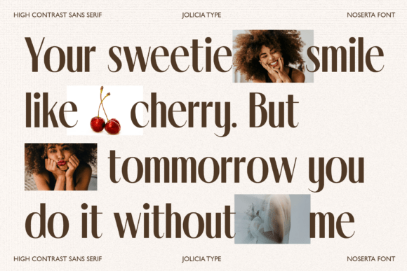 Noserta Font PNG with transparent background - Preview 2
