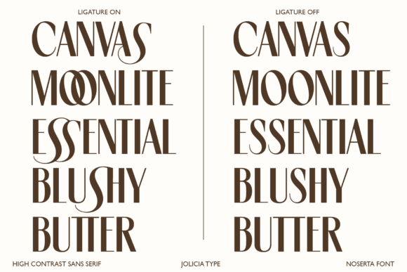 Noserta Font PNG with transparent background - Preview 3
