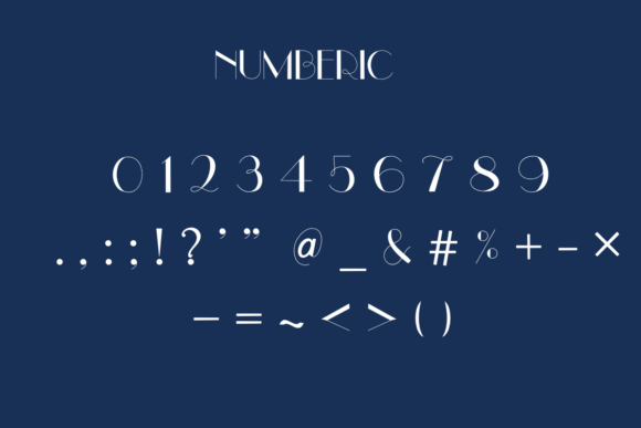 Nova Font PNG with transparent background - Preview 3